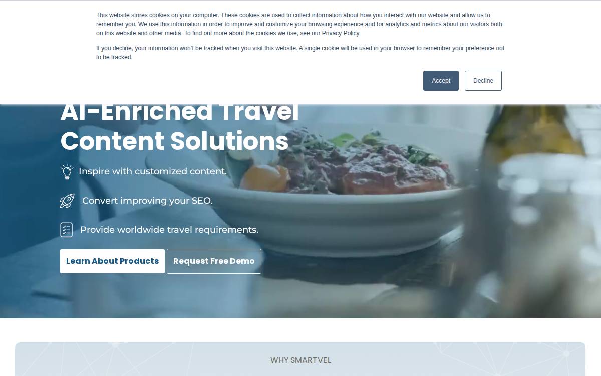 Smartvel website preview