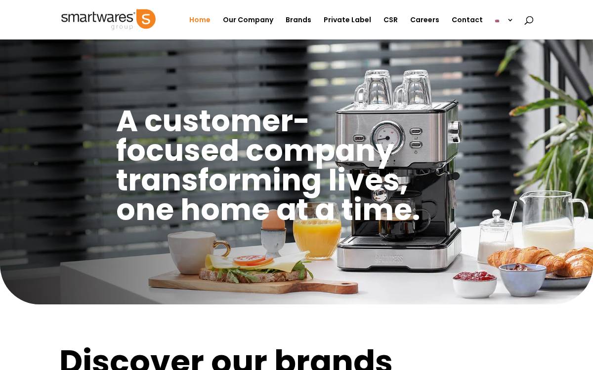Smartwares website preview