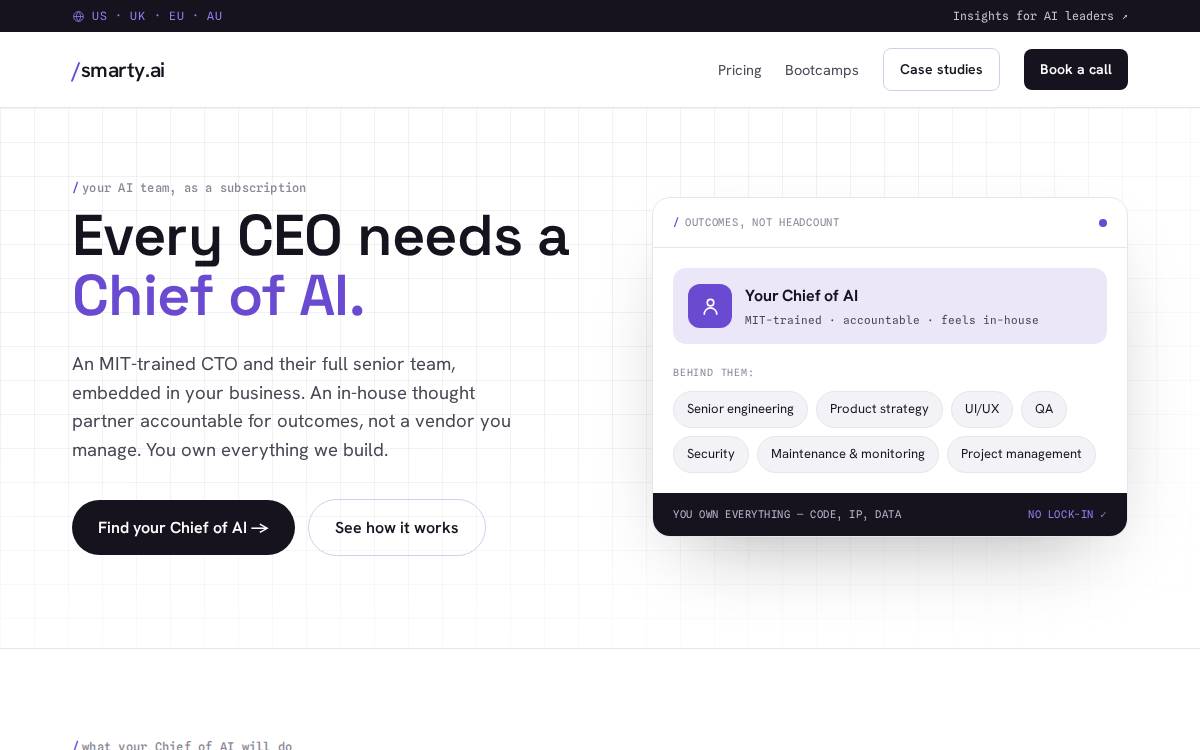 Smarty website preview