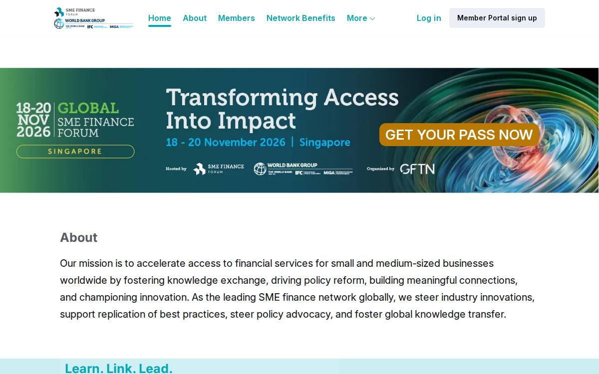 Smefinanceforum website preview
