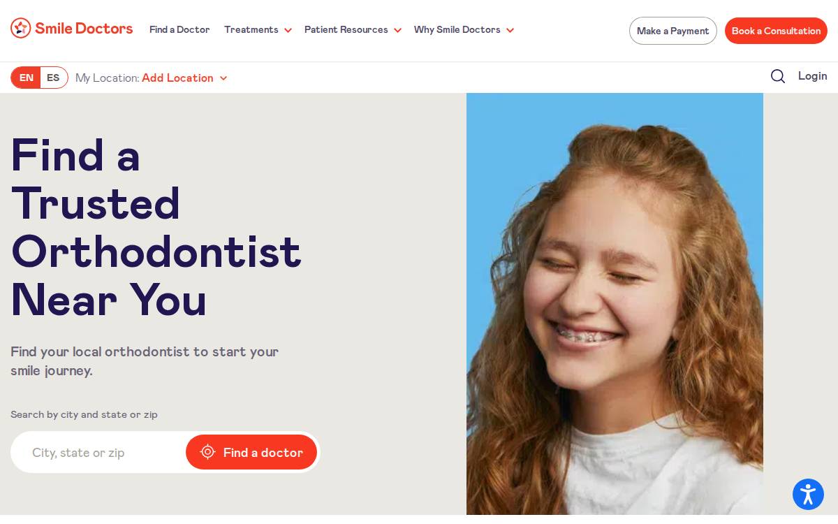 Smile Doctors website preview