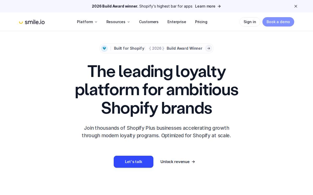 Smile website preview