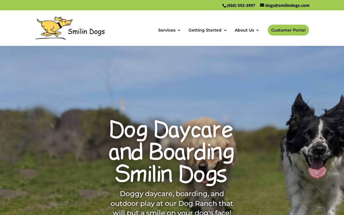 Smilin Dogs website preview