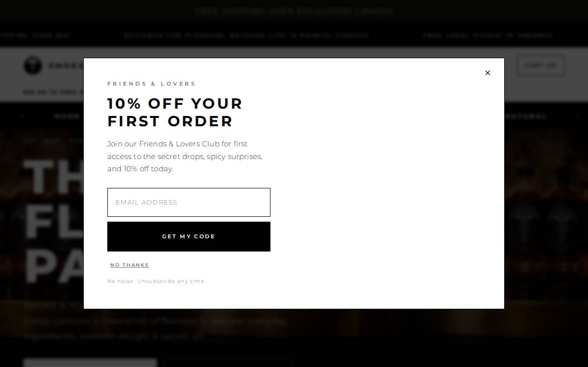 Smokeandtears website preview