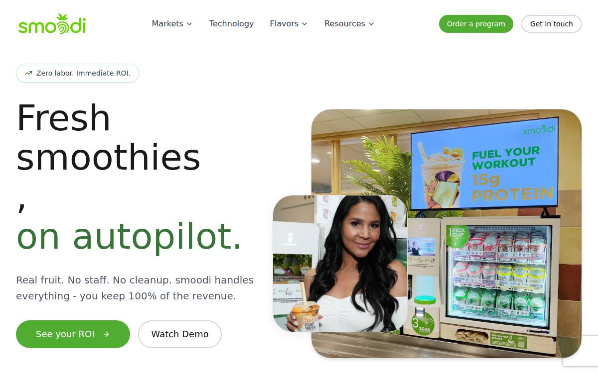 Smoodi website preview