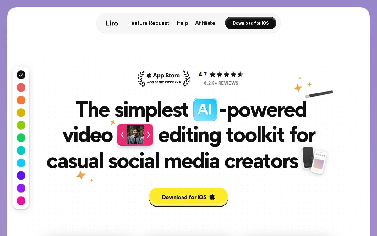 smoozly website preview