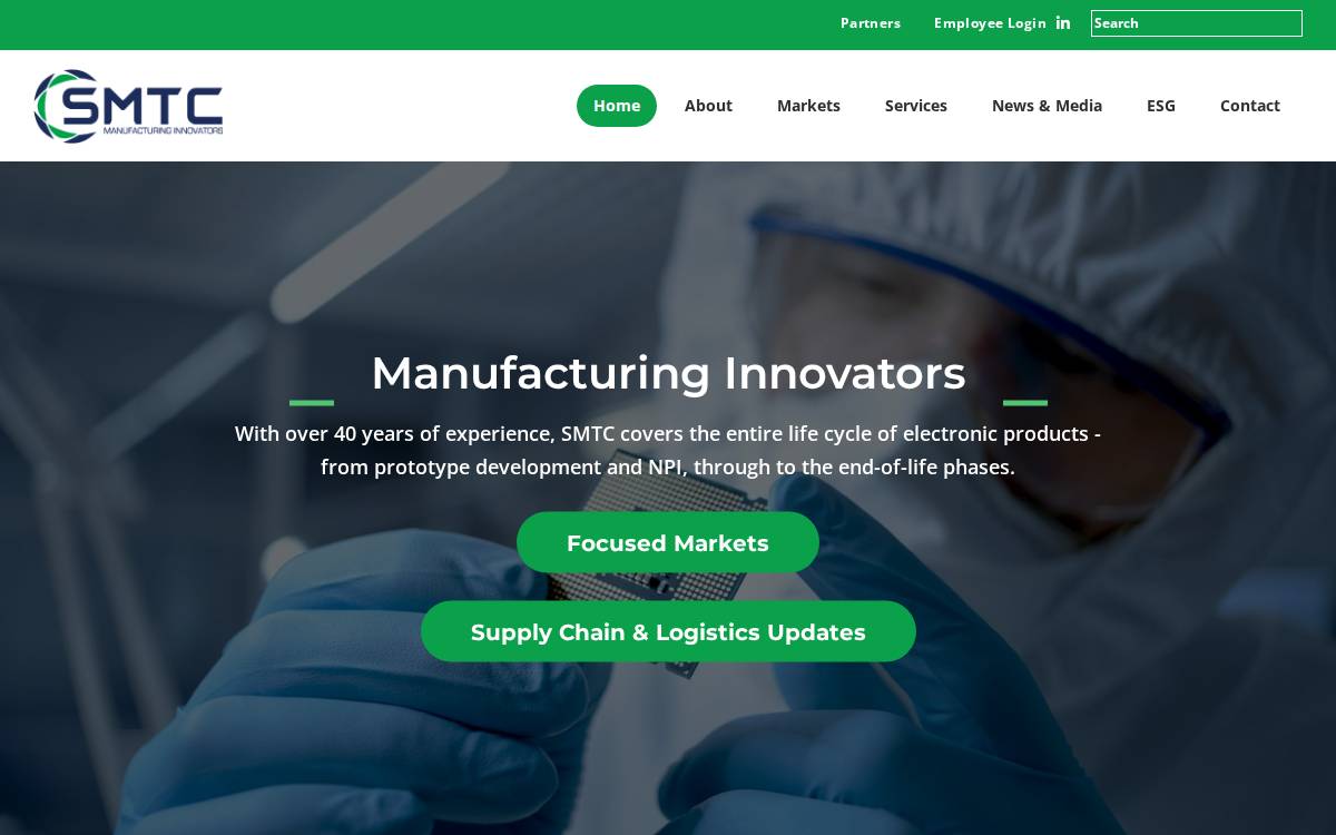 Smtc website preview
