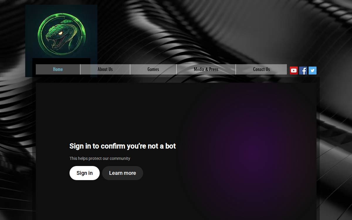 SnakeTake Studios website preview