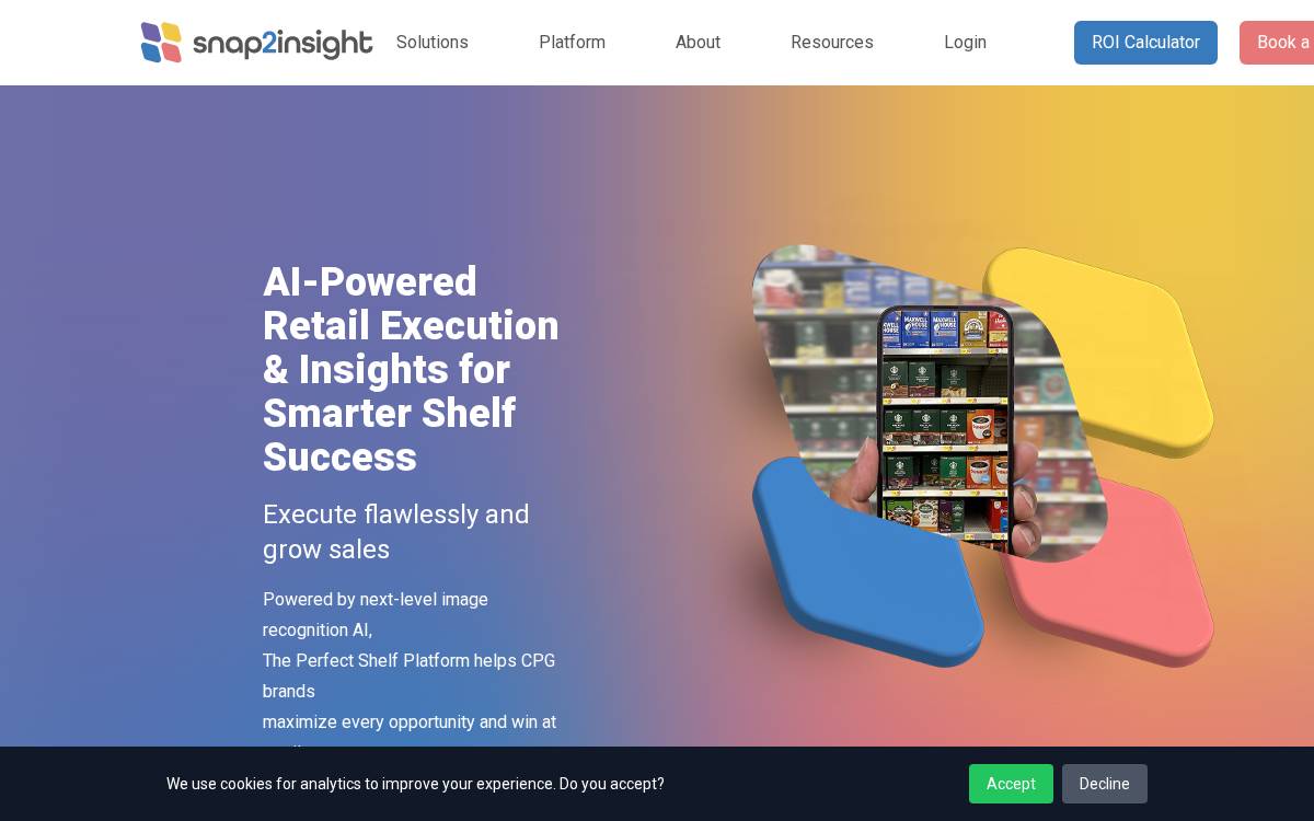 Snap2Insight website preview