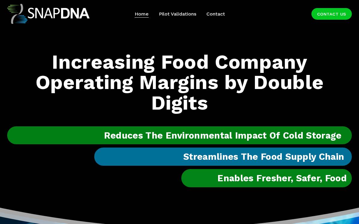 SnapDNA website preview