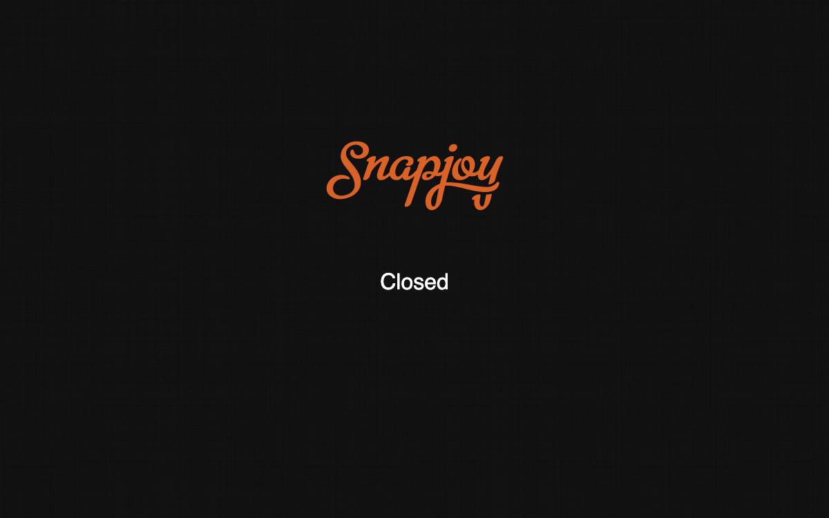Snapjoy website preview