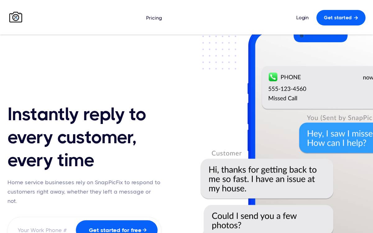 Snappicfix website preview