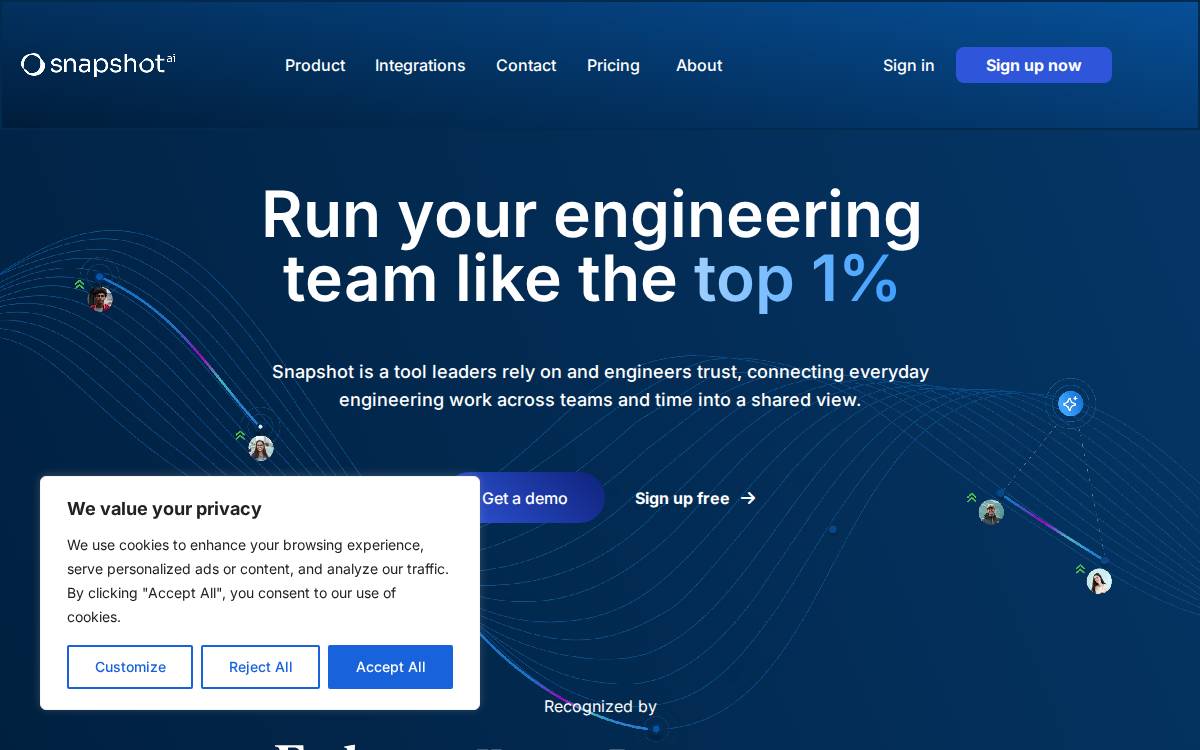 Snapshot Reviews website preview