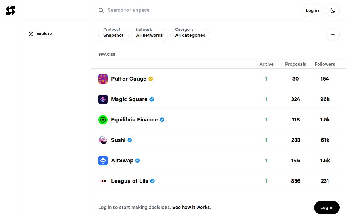 Snapshot website preview