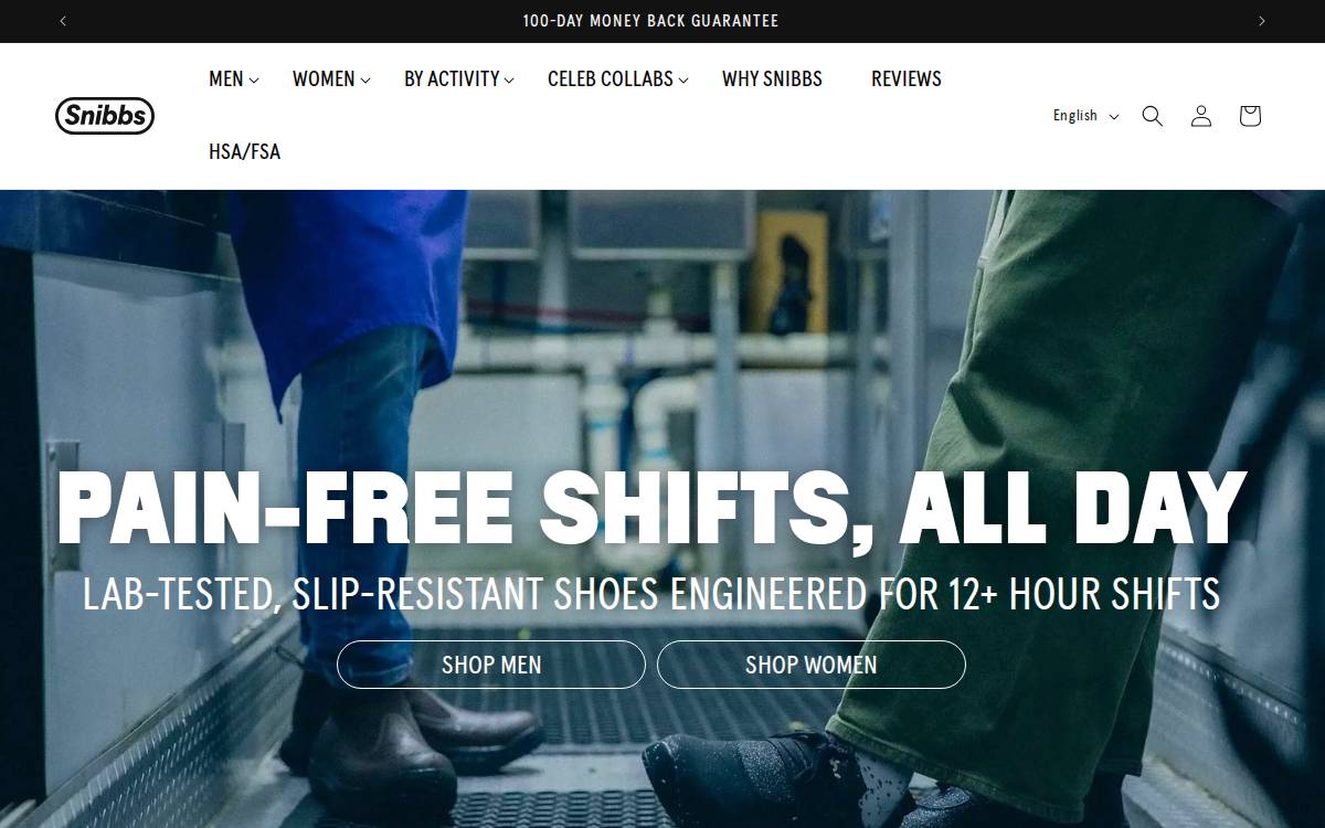 Snibbs website preview