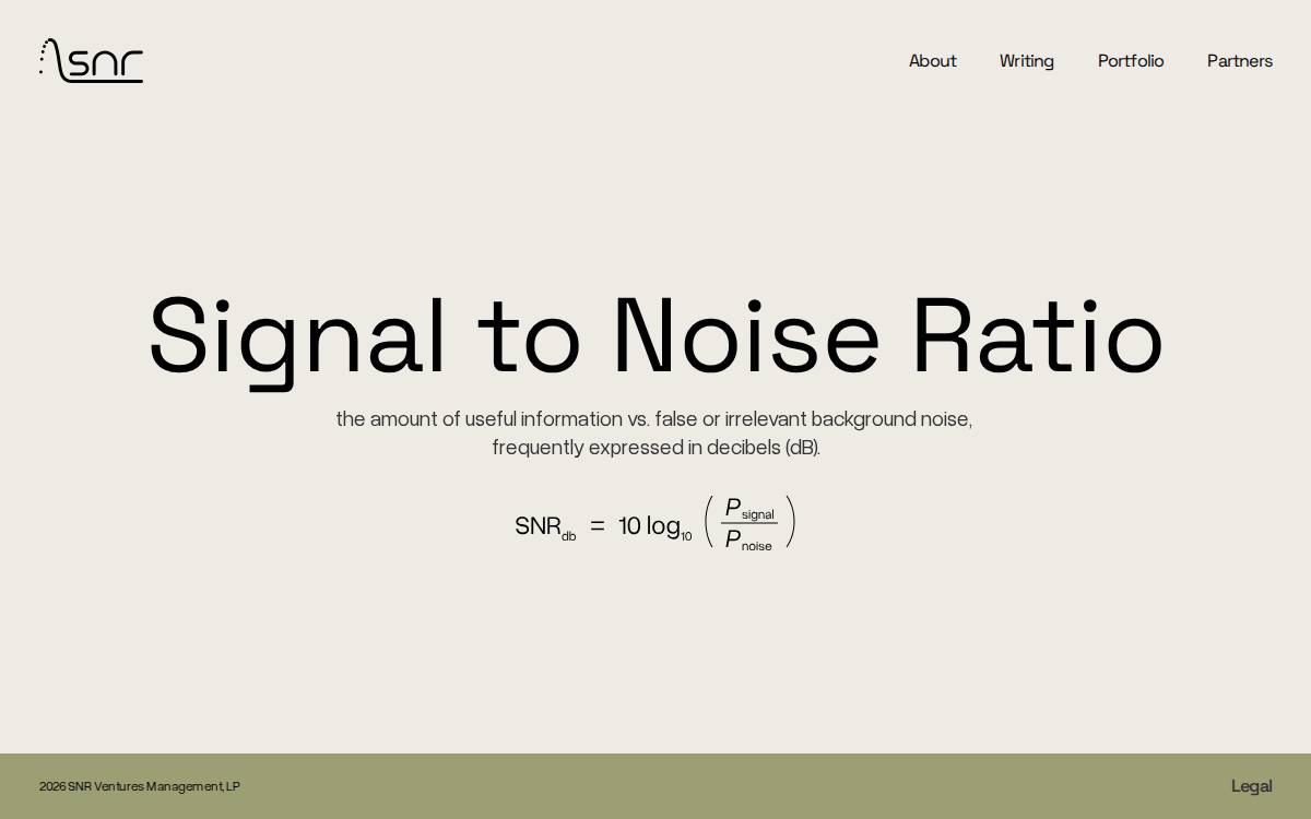 Snr website preview