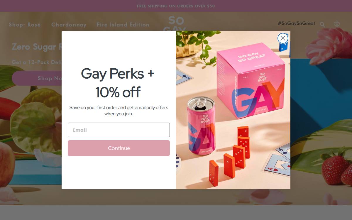 So Gay Rose website preview