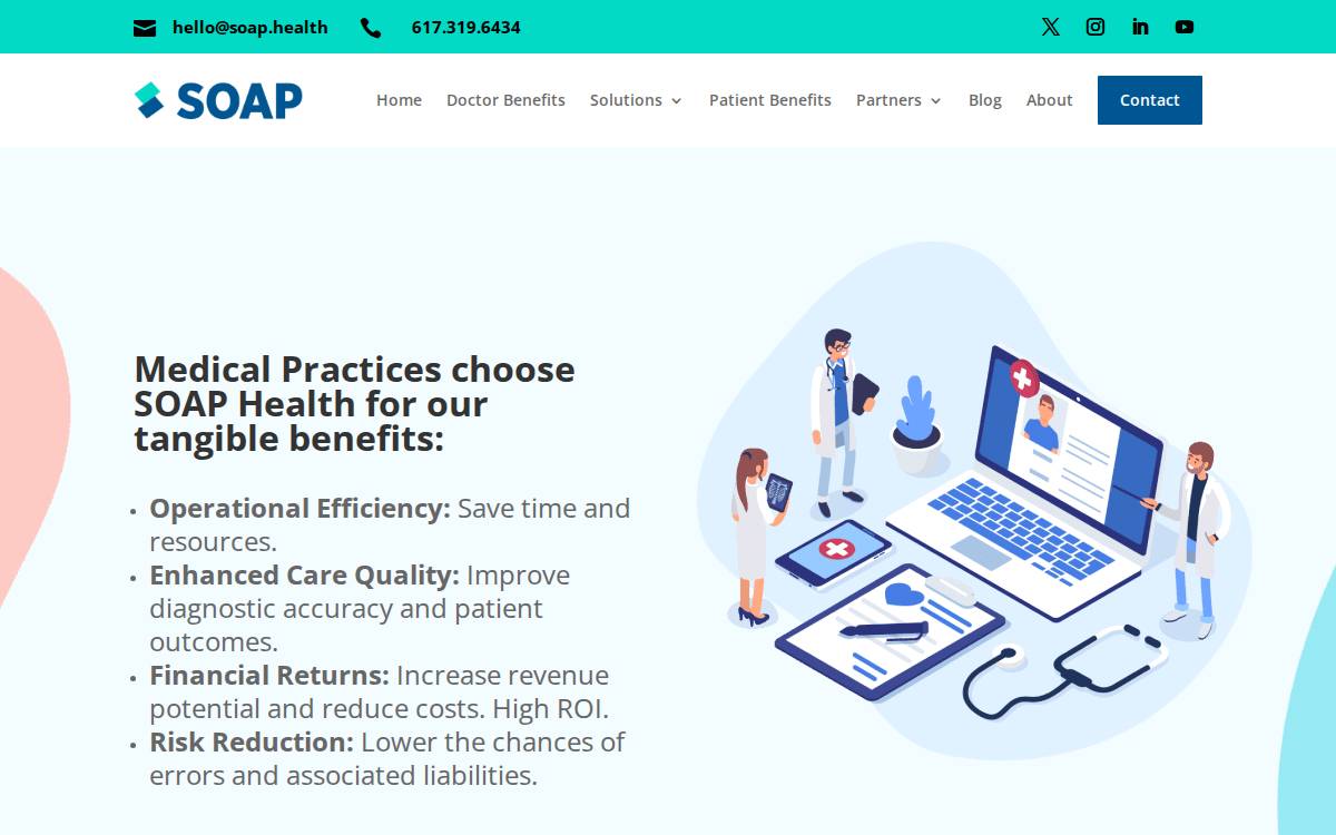Soap website preview