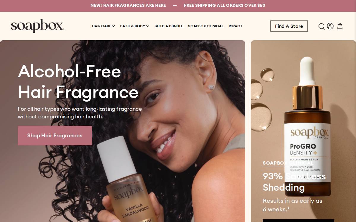 SOAPBOX website preview