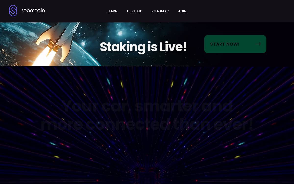 Soarchain Layer 1 website preview