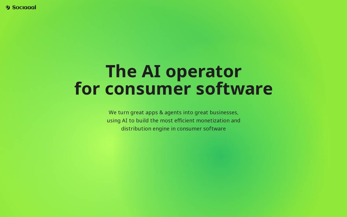 Sociaaal website preview