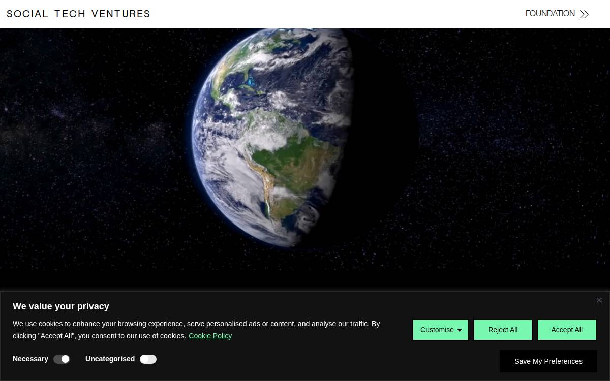 Social Tech Ventures website preview