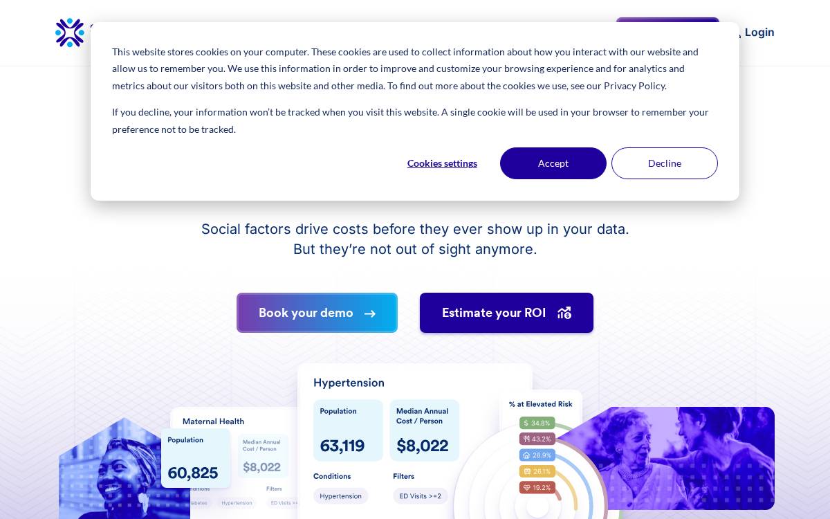 Socially Determined website preview