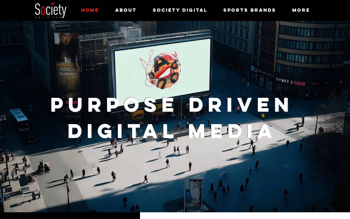 Society Unlimited website preview