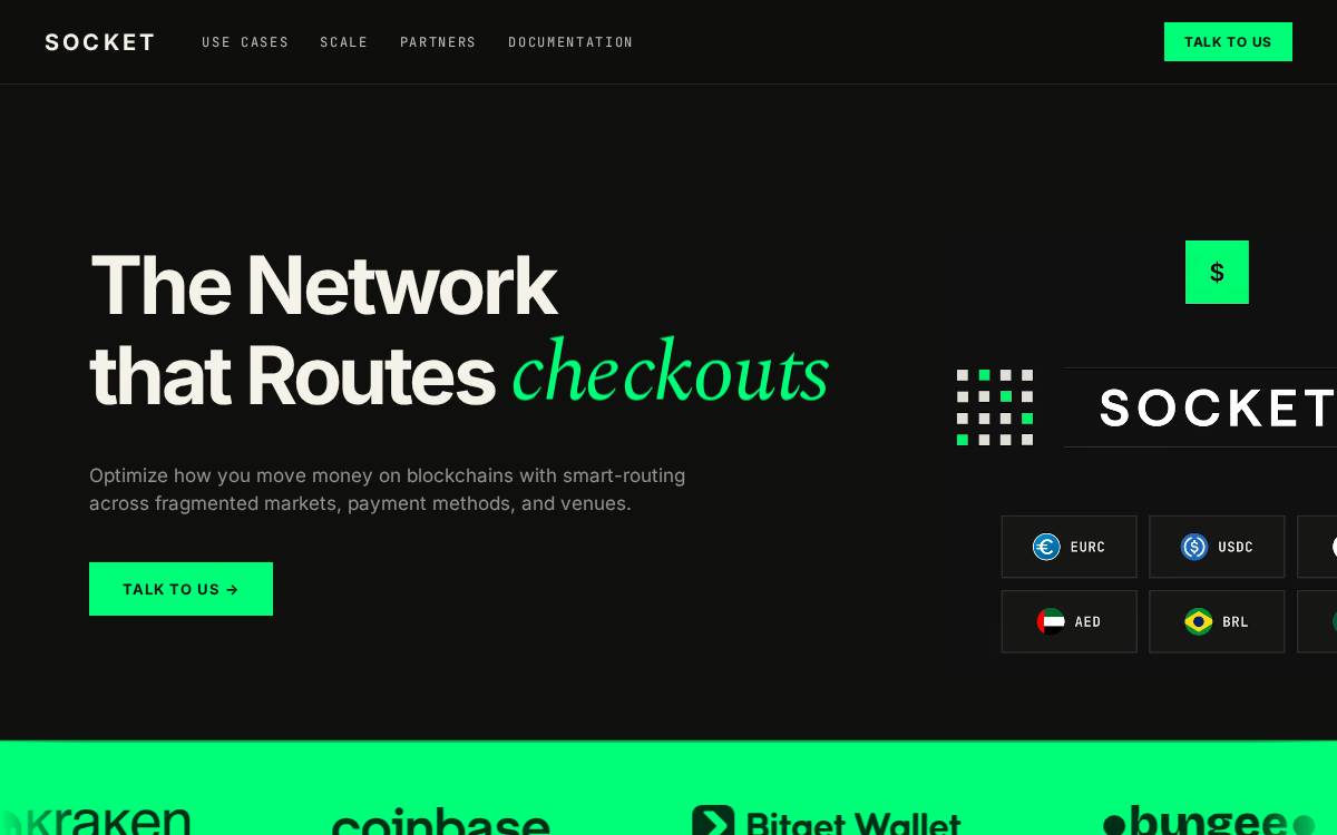 Socket website preview