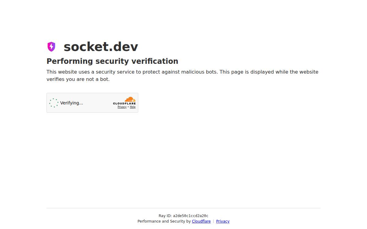 Socket website preview