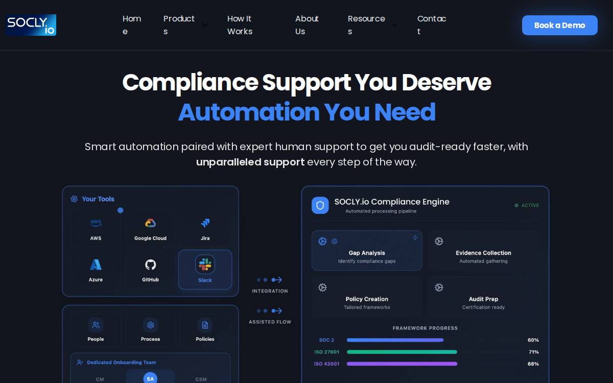 Socly website preview