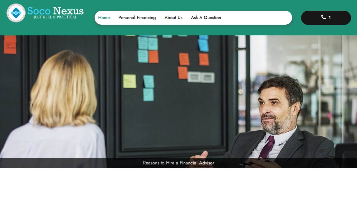 Soconexus website preview