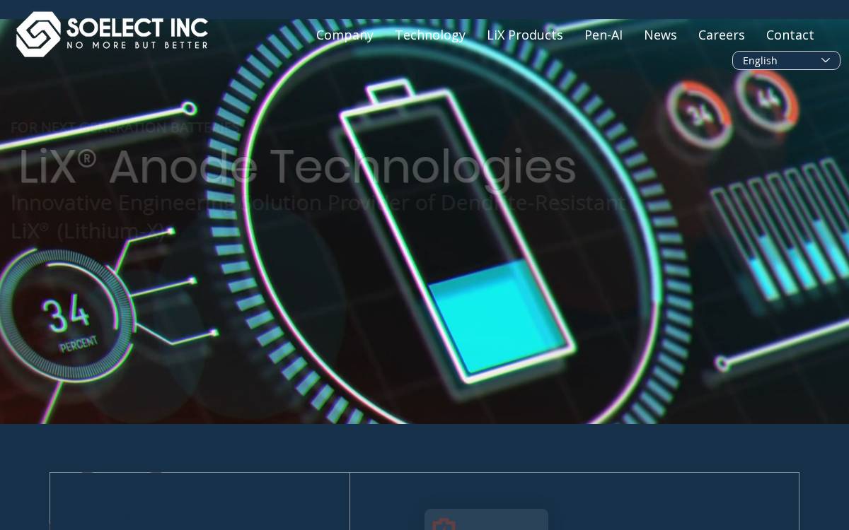 Soelect website preview
