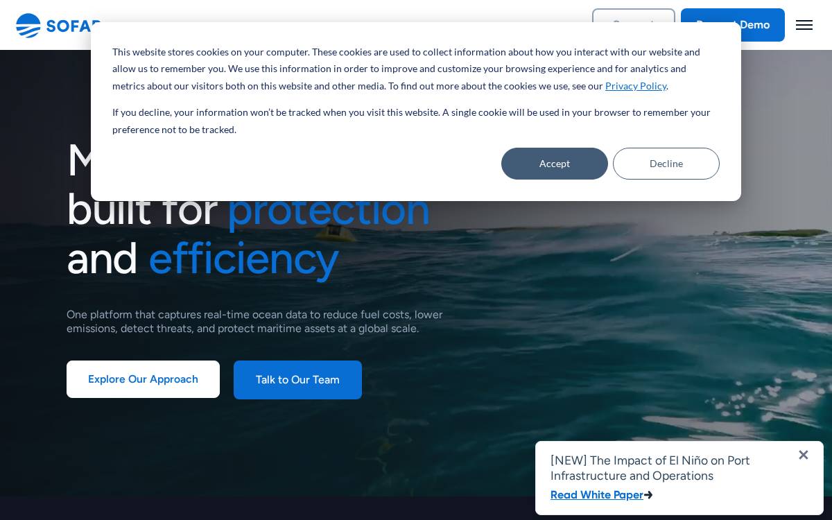 Sofar Ocean website preview