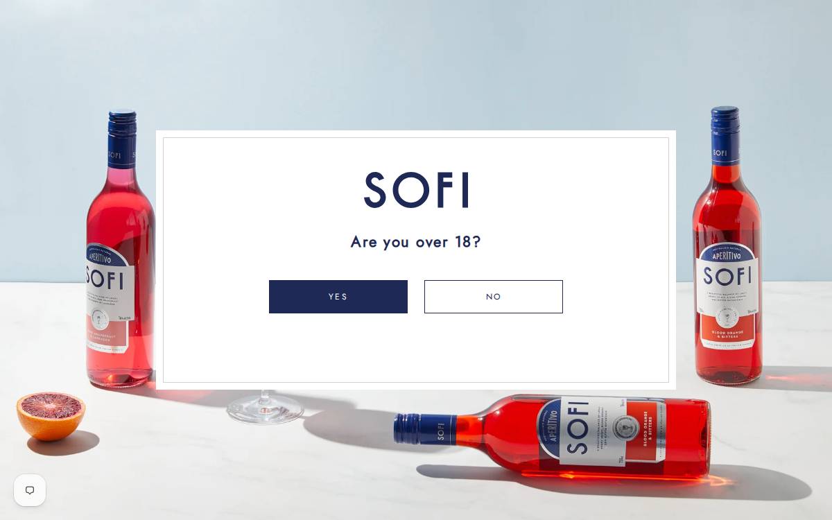 SOFI Spritz website preview