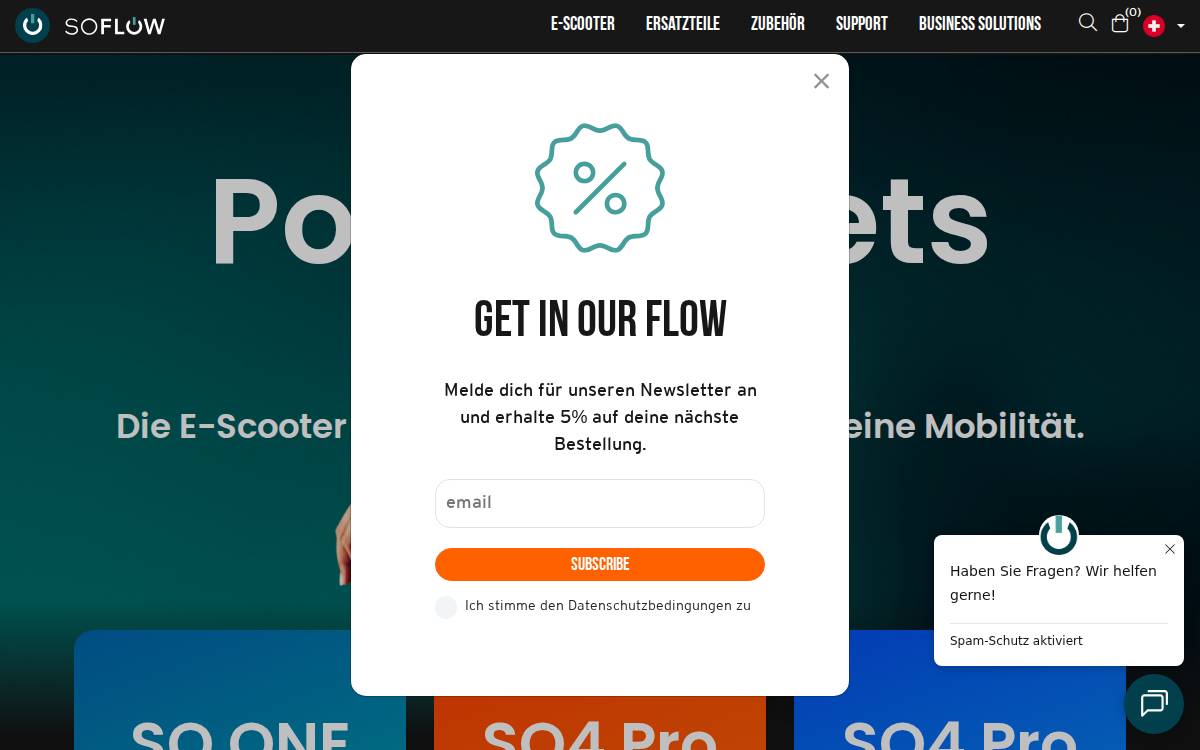 Soflow website preview