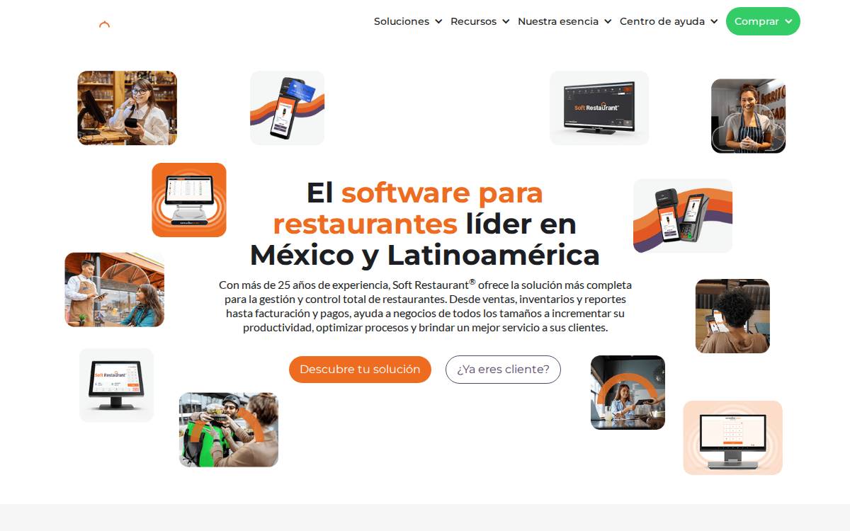 Soft Restaurant website preview