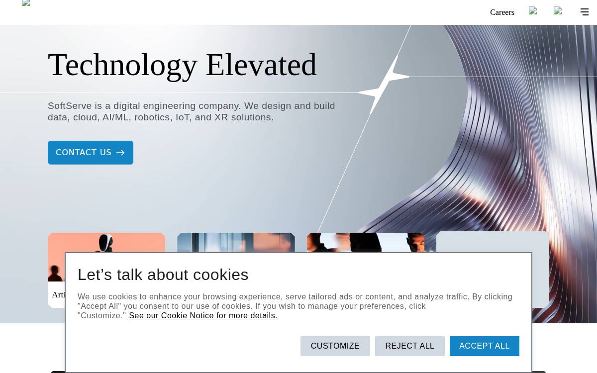 Softserveinc website preview