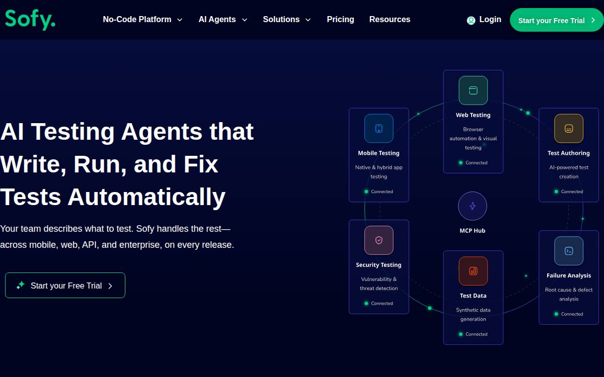Sofy website preview