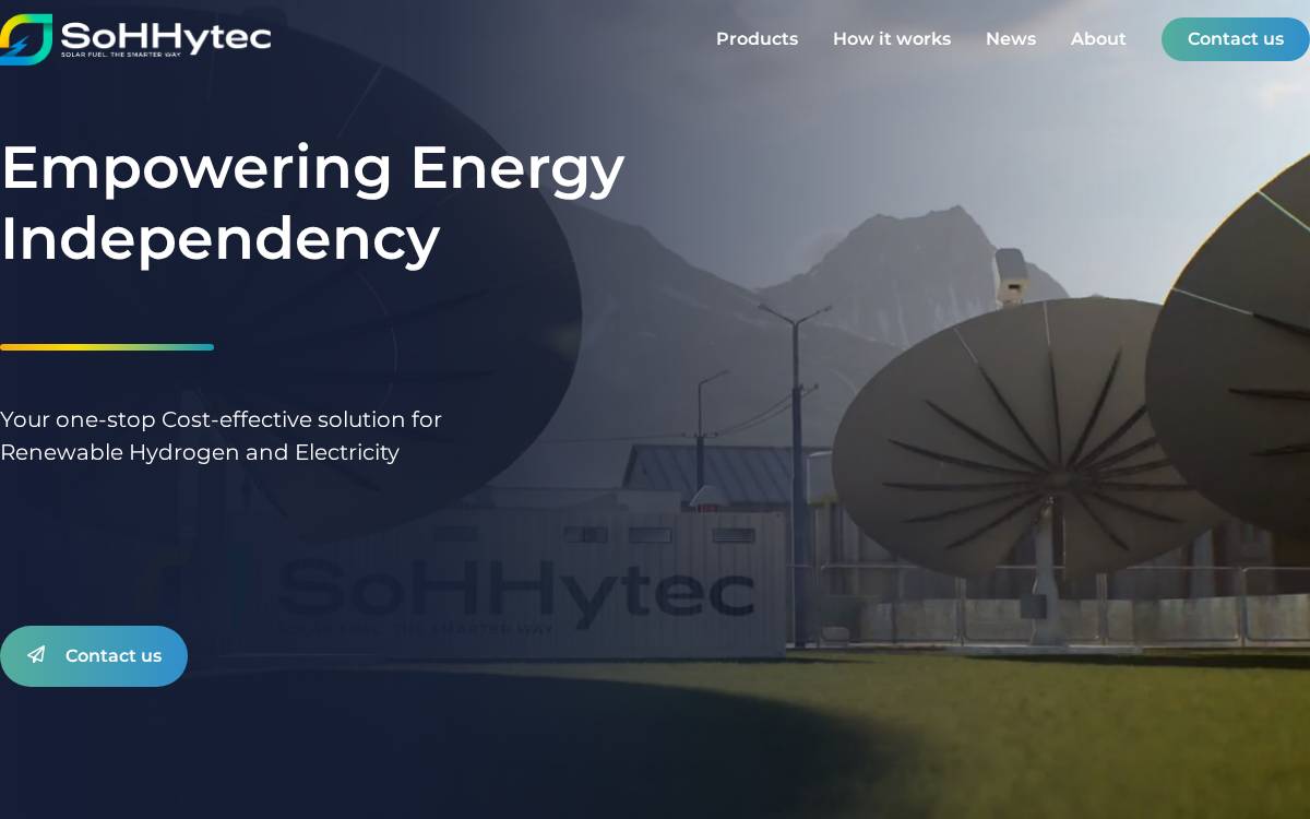 Sohhytec website preview
