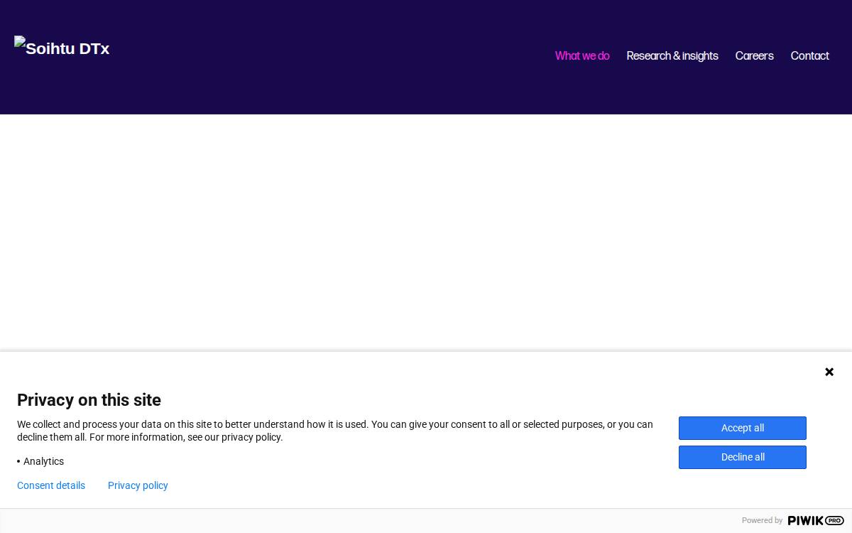 Soihtu DTx website preview