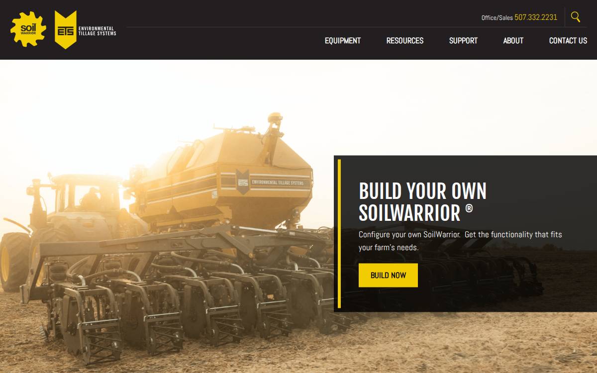 Soilwarrior website preview