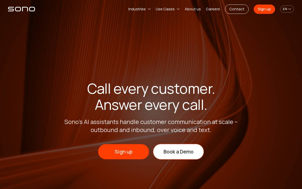 Sointu website preview