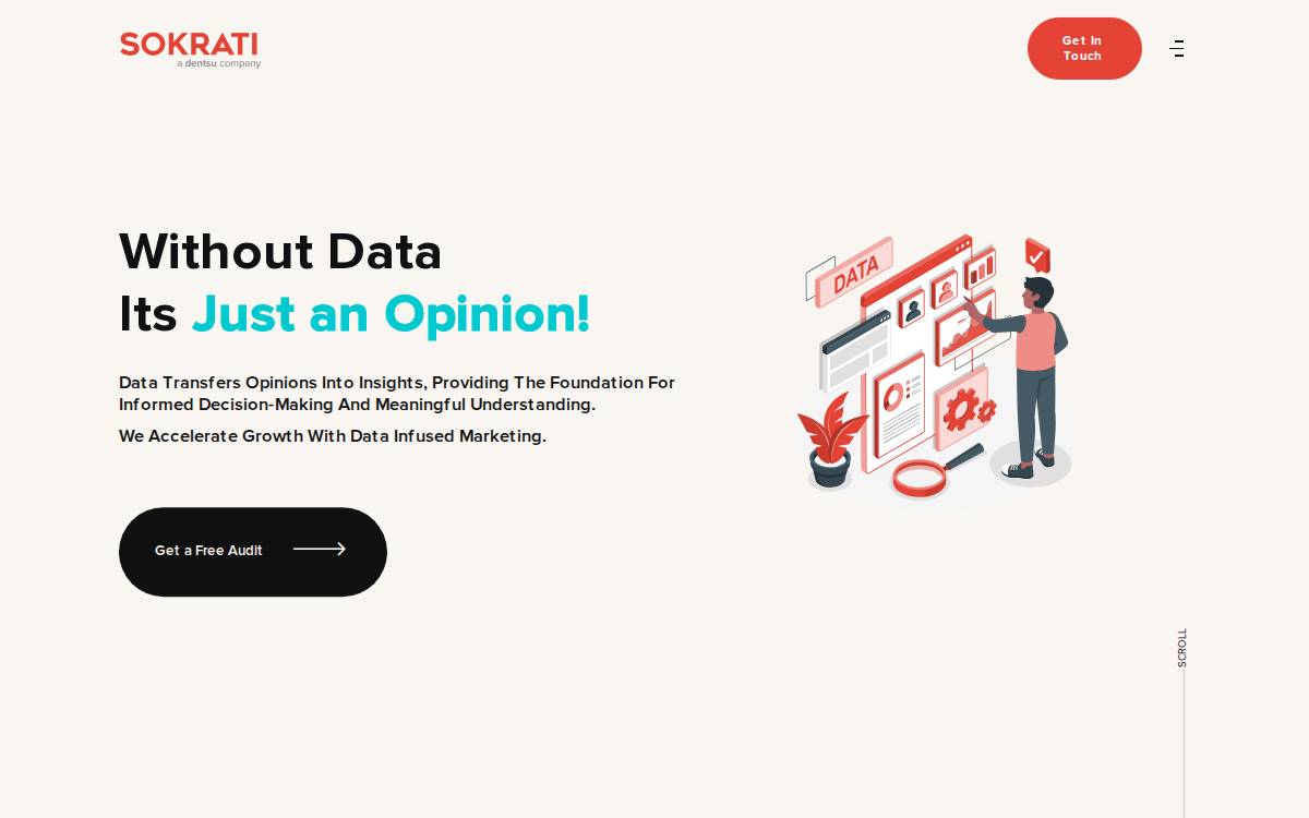 Sokrati website preview