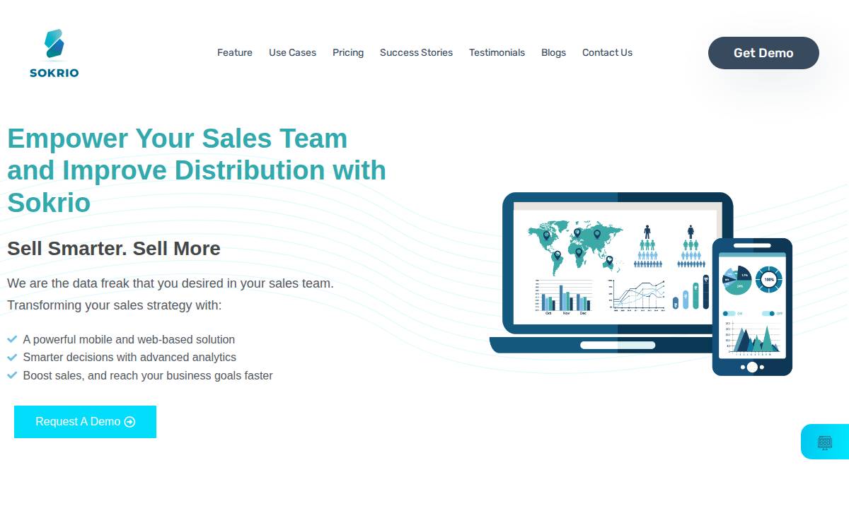 Sokrio Technologies website preview