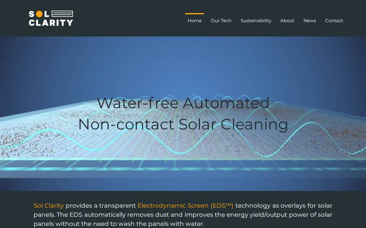 Sol Clarity website preview