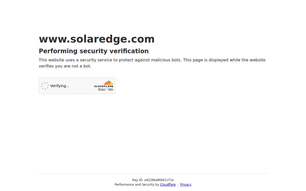 Solaredge website preview