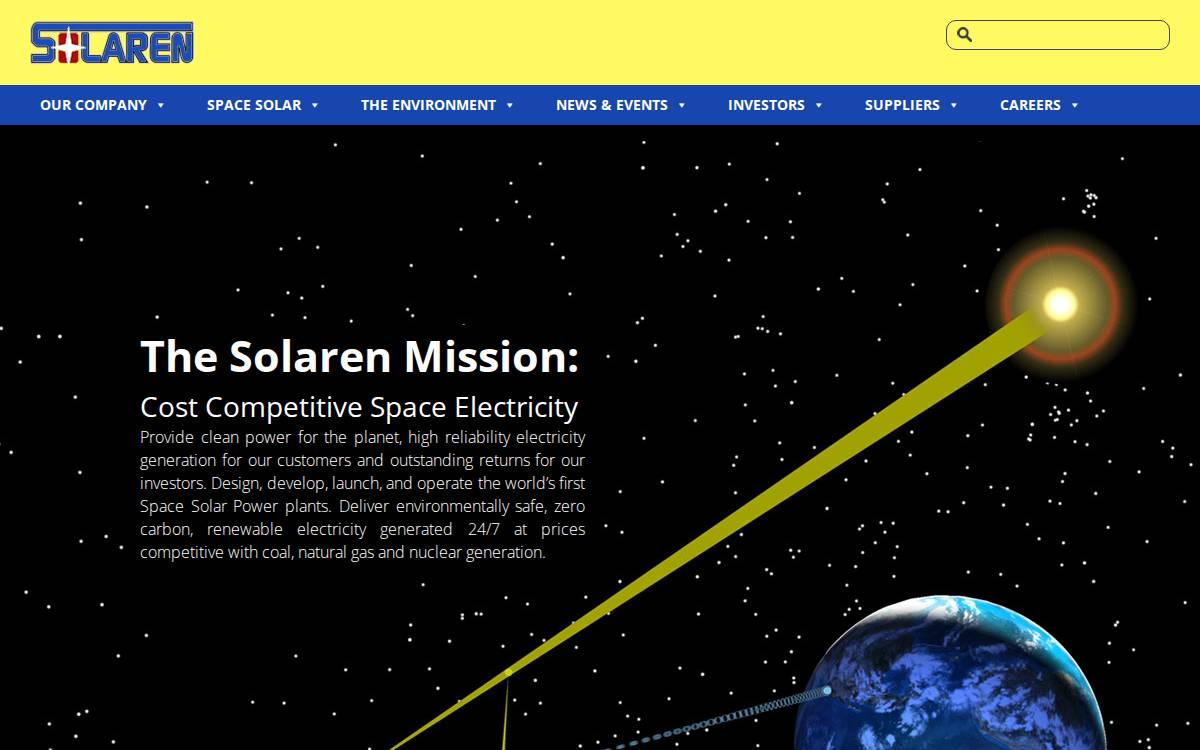 Solaren website preview