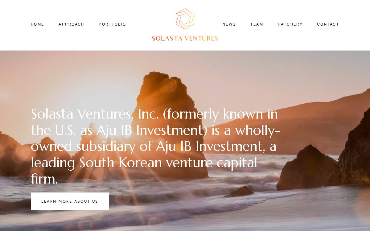 SOLASTA VENTURES website preview