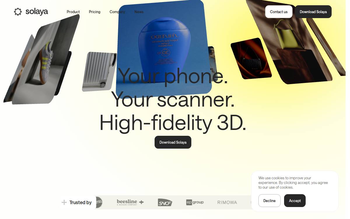 Solaya website preview